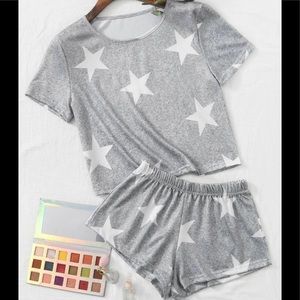 NEW Two piece Pajama set Star Print